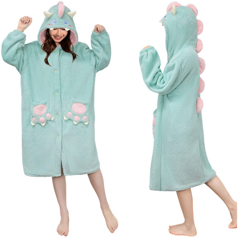 Green Dragon - animal series bathrobe - OLAOLA Original design