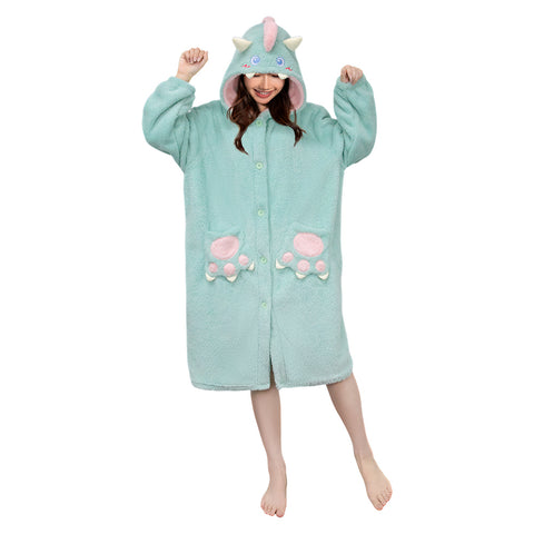 Green Dragon - animal series bathrobe - OLAOLA Original design