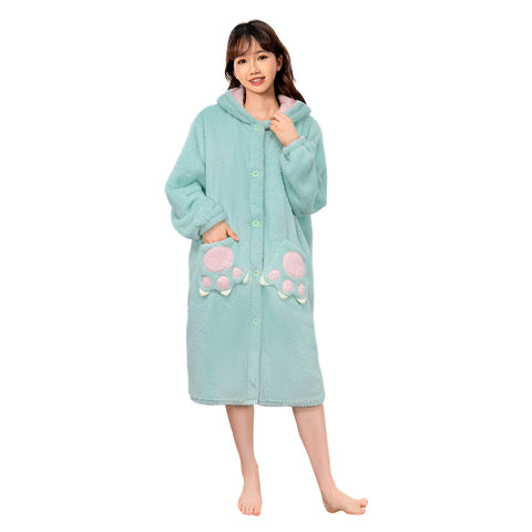 Green Dragon - animal series bathrobe - OLAOLA Original design