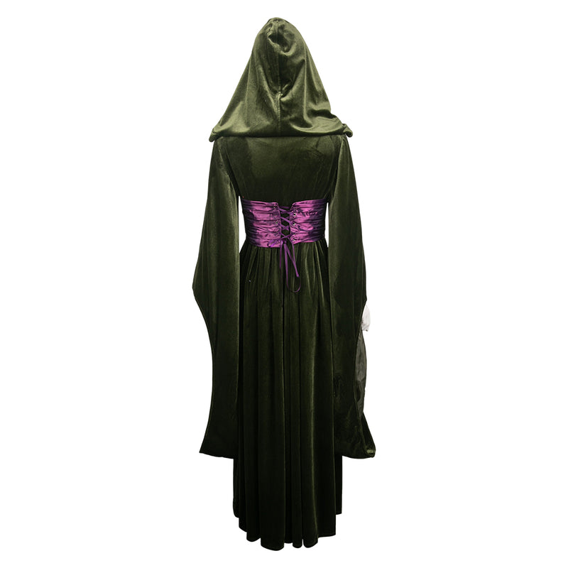 green velvet dress women Padmé Naberrie Amidala Cosplay Costume Outfits Halloween Carnival Suit halloween costume superheroine costume