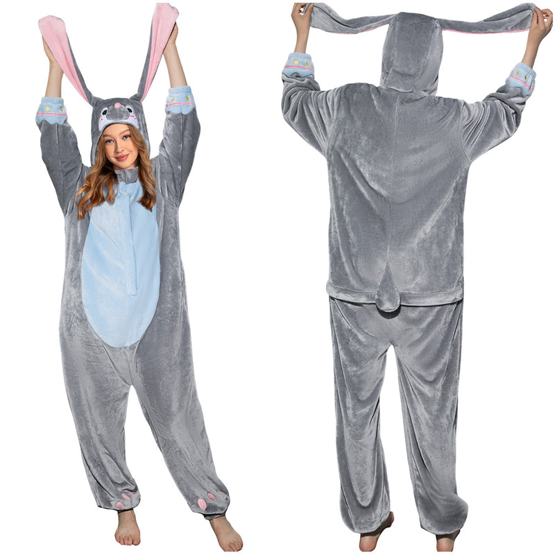 Grey Rabbit - animal series onesie - OLAOLA Original design