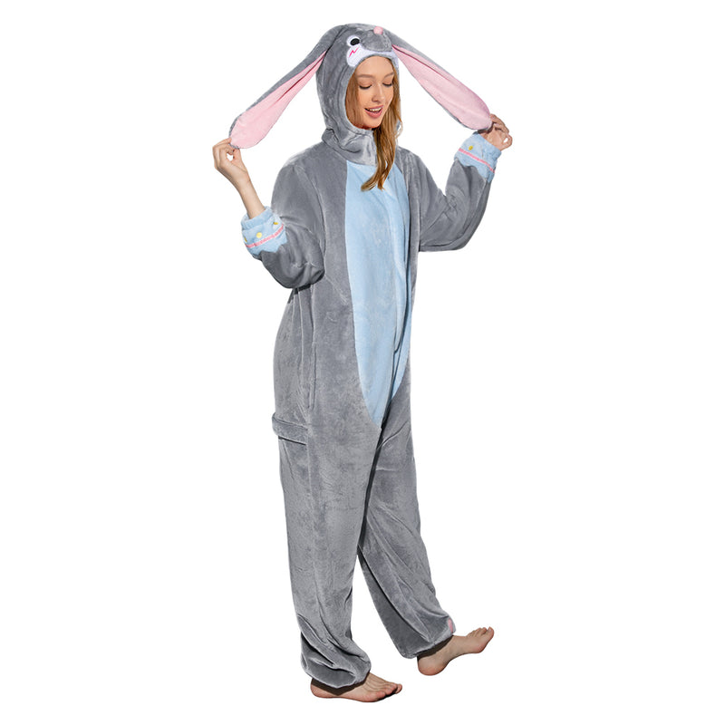 Grey Rabbit - animal series onesie - OLAOLA Original design