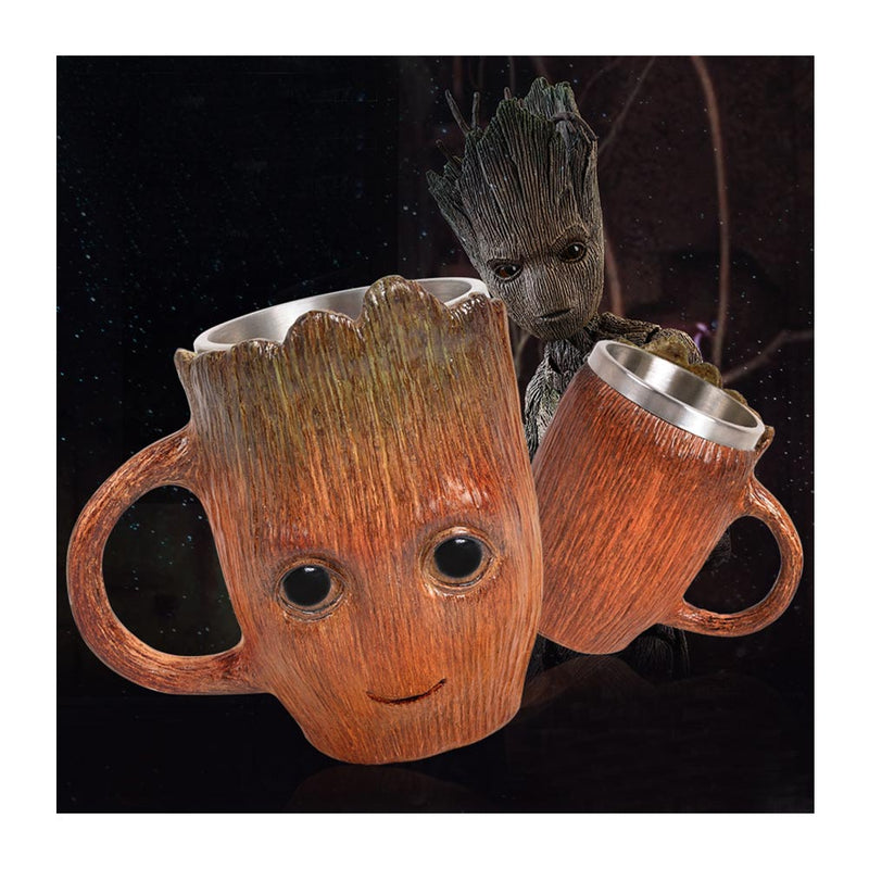 Groot Guardians of the Galaxy Vol. 3 Cosplay Cups stainless steel Beer Tea Coffee Milk Water Cup Kitchen Bar Drinkware for Kitchen Bar