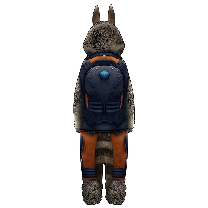 Guardians of the Galaxy 3 Rocket Raccoon  Cosplay Jumpsuit Onesies Rompers Pyjamas Sleepwear Anime 3D Printed Hooded Pajams