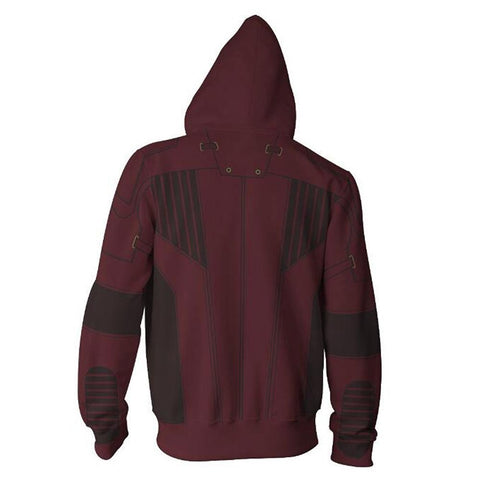 Guardians of the Galaxy Vol. 3 Star-Lord Cosplay Hoodie 3D Printed Hooded Sweatshirt Men Women Casual Streetwear Pullover