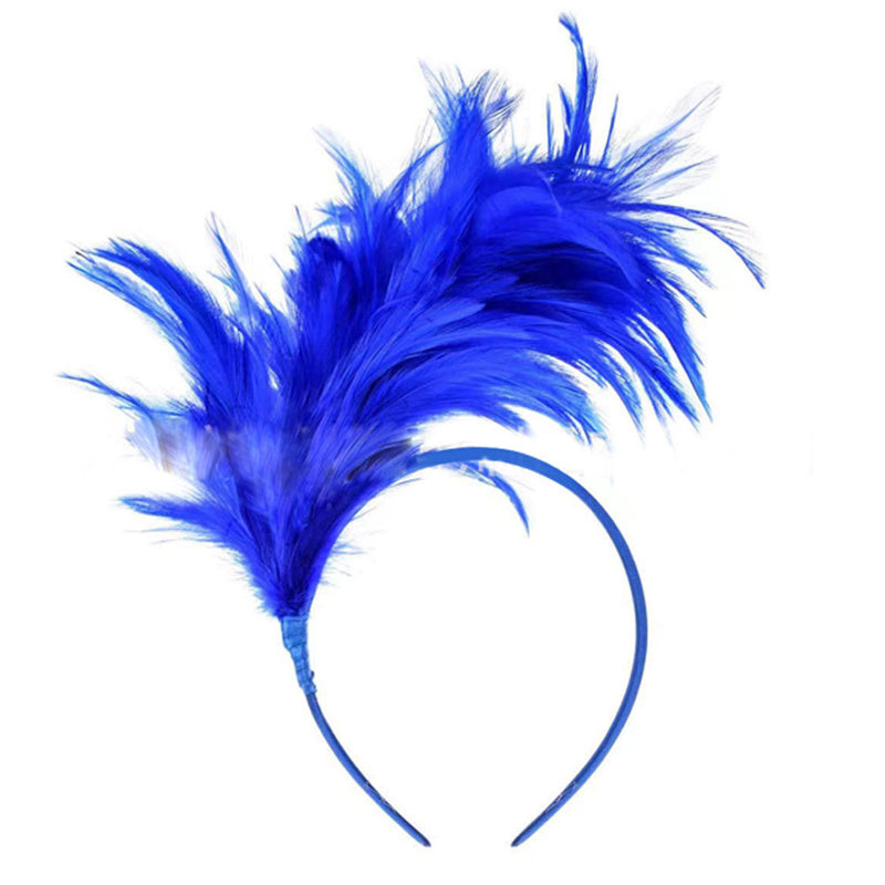 Halloween Carnival Colorful Feather Headwear Cosplay Headband Halloween Carnival Costume Accessories