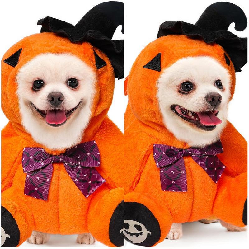 Halloween Pet Dog Costume Outfits Halloween Carnival Party Ghost Hotel Disguise Suit Toy pumpkin pet costume dog costume thanksgiving day