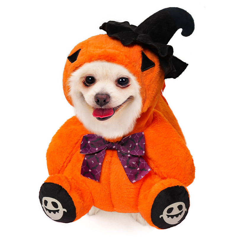 Halloween Pet Dog Costume Outfits Halloween Carnival Party Ghost Hotel Disguise Suit Toy pumpkin pet costume dog costume thanksgiving day