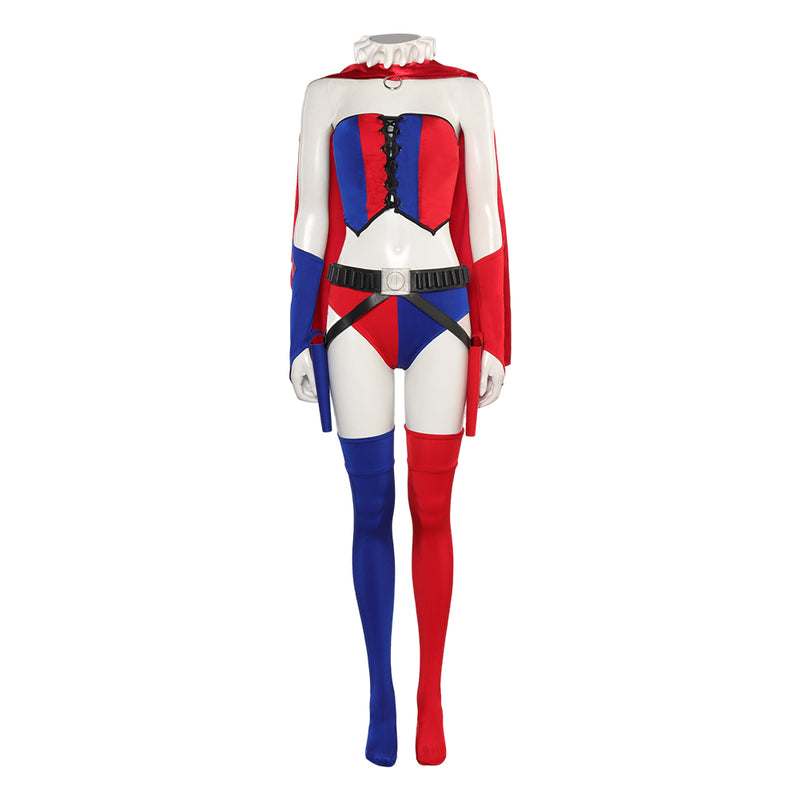 Harley Quinn Cosplay Costume Outfits Halloween Carnival Suit cosplay Sexy suit