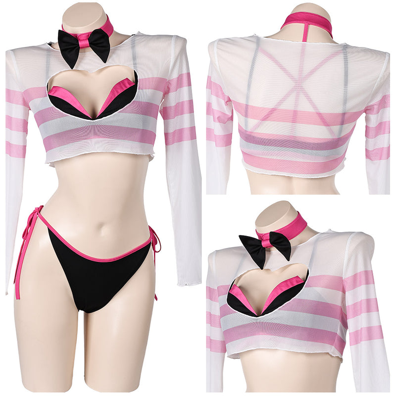 Hazbin Hotel Angel Dust swimsuit Cosplay Costume Outfits Halloween Carnival Suit