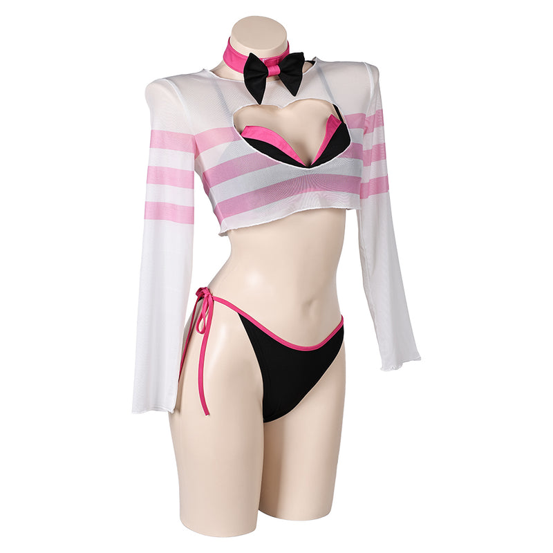 Hazbin Hotel Angel Dust swimsuit Cosplay Costume Outfits Halloween Carnival Suit