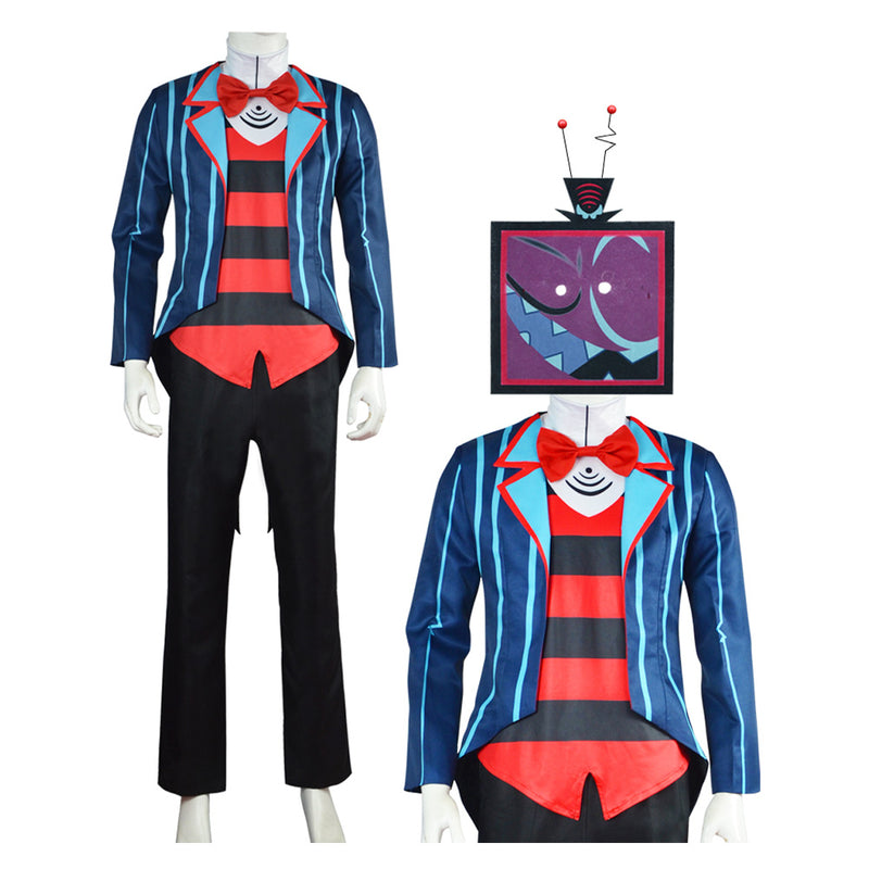 Hazbin Hotel Vox Cosplay Costume Outfits Halloween Carnival Suit