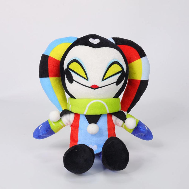 Helluva Boss Fizzarolli Clown Cosplay Plush Toys Cartoon Soft Stuffed Dolls Mascot Birthday Xmas Gift