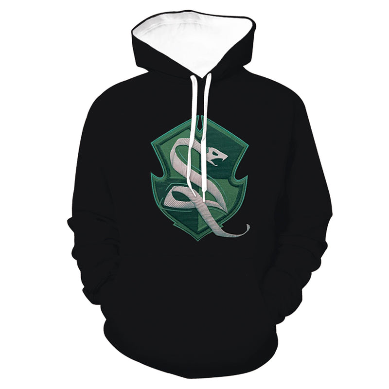 Hogwarts Legacy Salazar Slytherin Cosplay Hoodie 3D Printed Hooded Sweatshirt Men Women Casual Streetwear Pullover