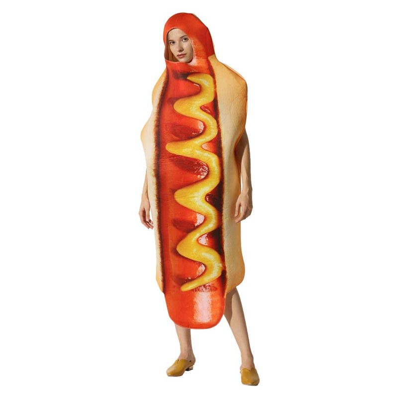 hot dog  Cosplay Costume Outfits Halloween Carnival Suit