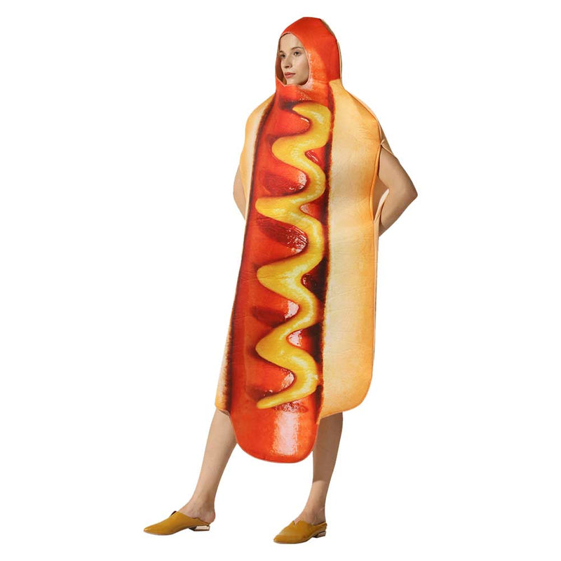 hot dog  Cosplay Costume Outfits Halloween Carnival Suit