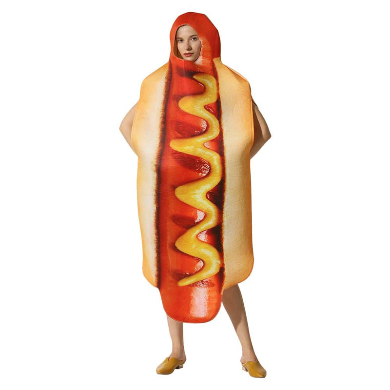 hot dog  Cosplay Costume Outfits Halloween Carnival Suit