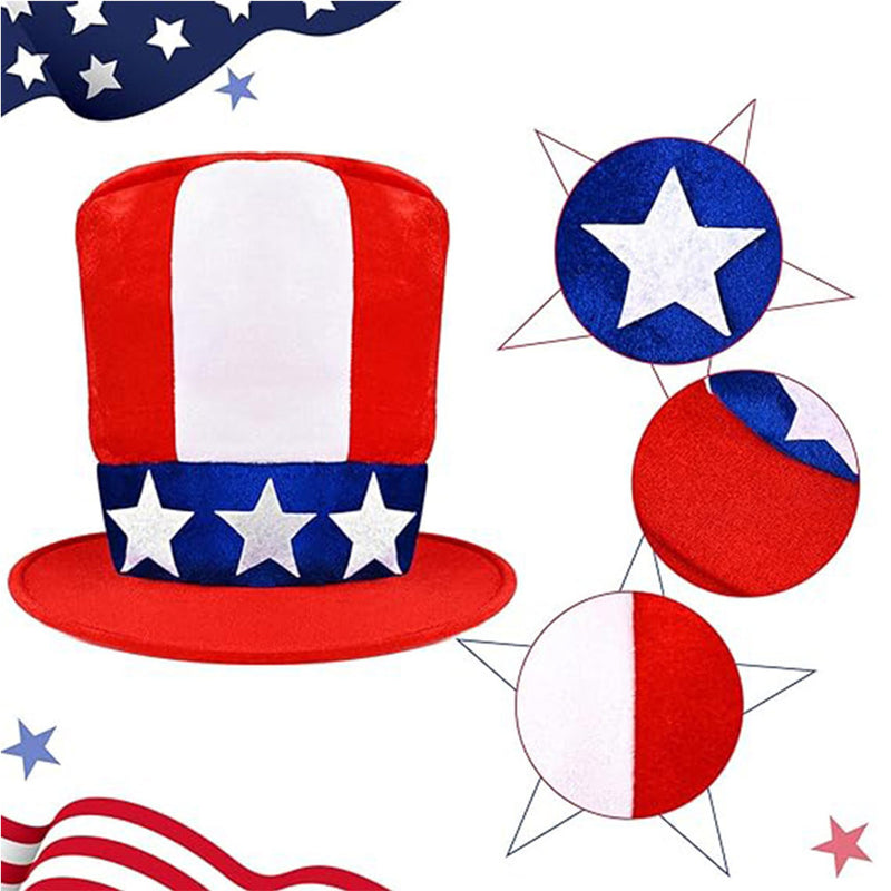 Independence Day Uncle Sam Sequin Halloween Carnival Costume Accessories