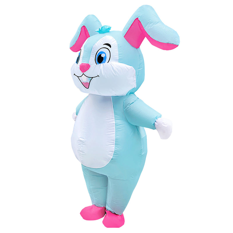 Inflatable Cosplay Costume Blowup Fancy Party Dress Halloween Carnival Suit Easter Bunny