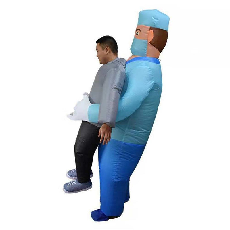 Inflatable Costume Doctors Hug people Full Body Blow Up Costumes Fancy Dress for Halloween Cosplay Clothes