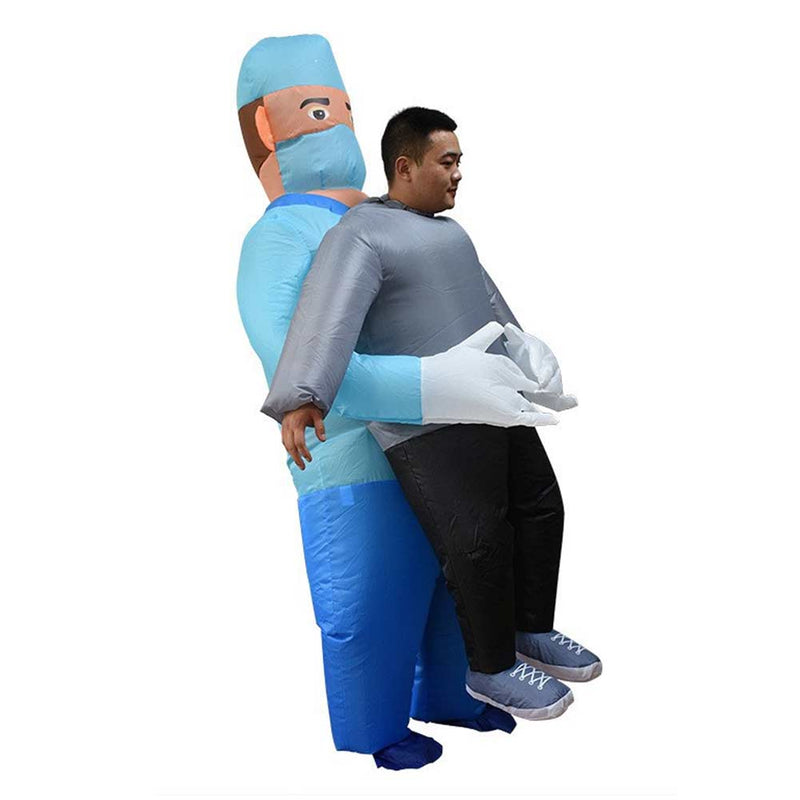 Inflatable Costume Doctors Hug people Full Body Blow Up Costumes Fancy Dress for Halloween Cosplay Clothes