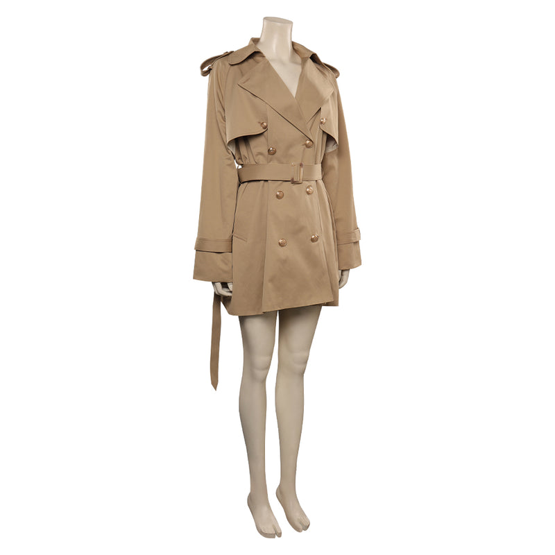 jacket Cosplay Costume Outfits Fantasia Halloween Carnival Party Disguise Suit coat Khaki