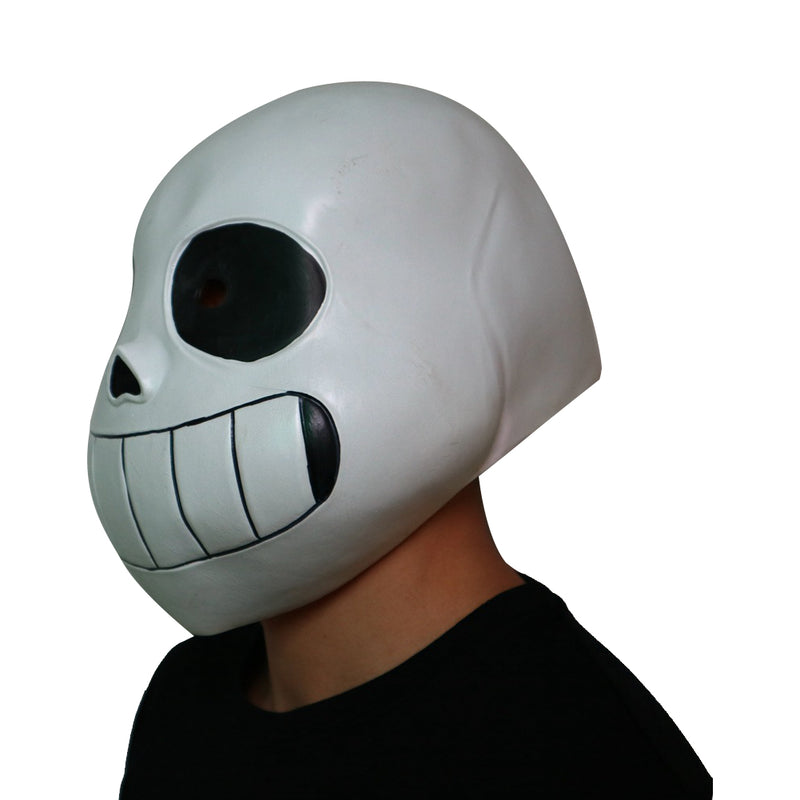 Japanese Anime Undertale Sans Cosplay Mask Full Head Latex Mask Helmet Halloween Party Carnival Prop