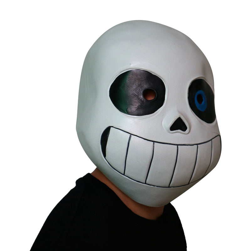 Japanese Anime Undertale Sans Cosplay Mask Full Head Latex Mask Helmet Halloween Party Carnival Prop