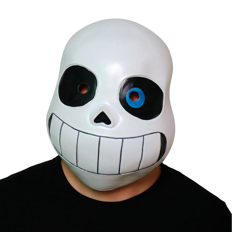 Japanese Anime Undertale Sans Cosplay Mask Full Head Latex Mask Helmet Halloween Party Carnival Prop