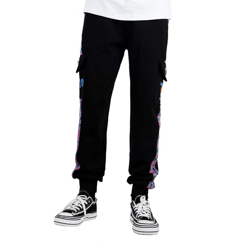 JoJo‘s Bizarre Adventure Giorno Giovanna Cosplay Pants Women Men 3D Print Pocket Cargo Casual Loose Trousers