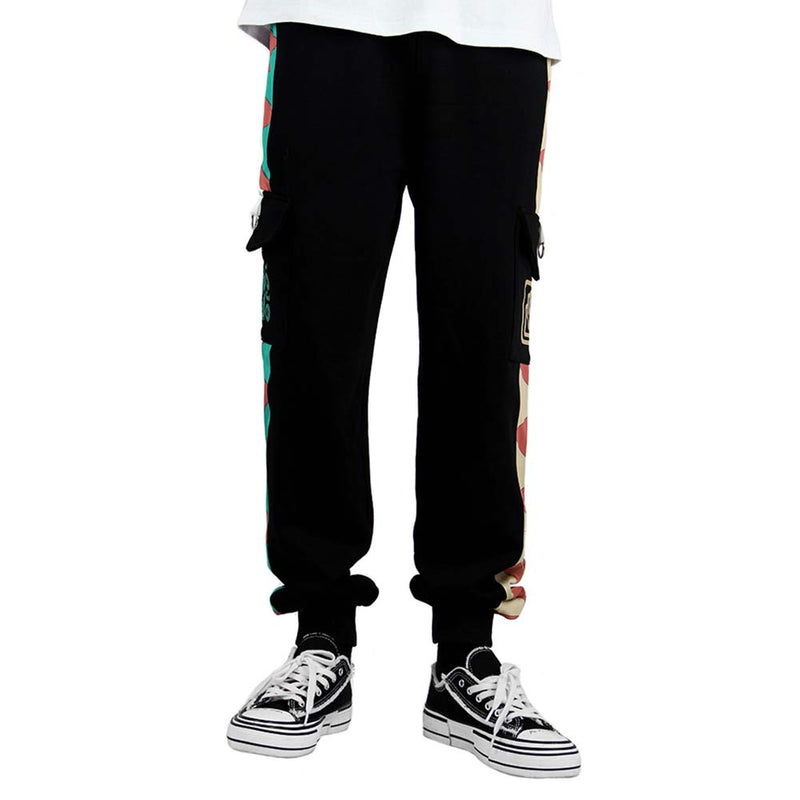 JoJo‘s Bizarre Adventure Kujo Jotaro Cosplay Pants Women Men 3D Print Pocket Cargo Casual Loose Trousers