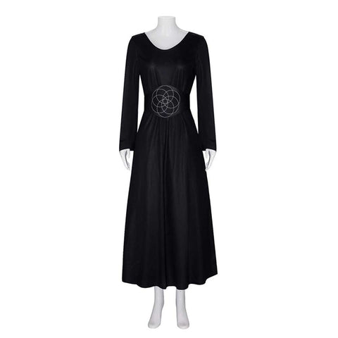 JRCRIN Women Lydia Deetz Dress Costume Cosplay Lydia Black Renaissance Wedding Dress Gothic Gown Uni