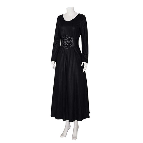 JRCRIN Women Lydia Deetz Dress Costume Cosplay Lydia Black Renaissance Wedding Dress Gothic Gown Uni