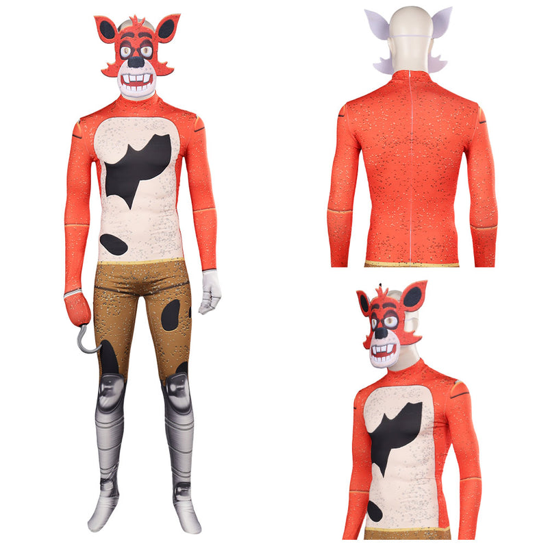 jumpsuits Five Nights At Freddy's Foxy wolf mask Cosplay Costume Outfits Halloween Carnival Suit FNAF