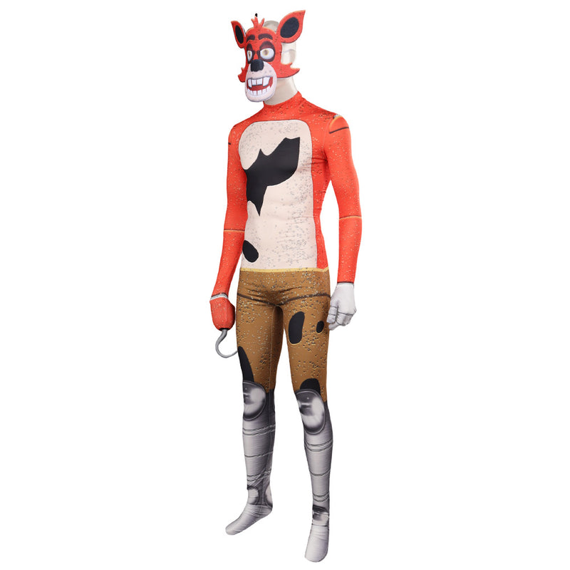 jumpsuits Five Nights At Freddy's Foxy wolf mask Cosplay Costume Outfits Halloween Carnival Suit FNAF