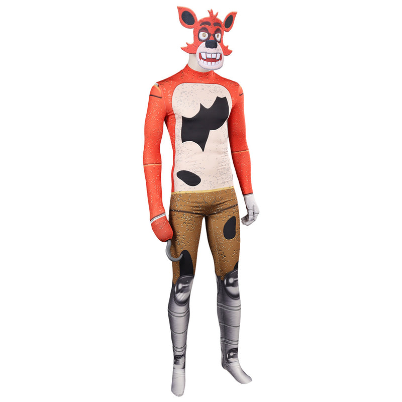 jumpsuits Five Nights At Freddy's Foxy wolf mask Cosplay Costume Outfits Halloween Carnival Suit FNAF