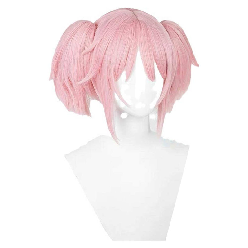 Kaname Madoka  Cosplay Wig Heat Resistant Synthetic Hair Carnival Halloween Party Props