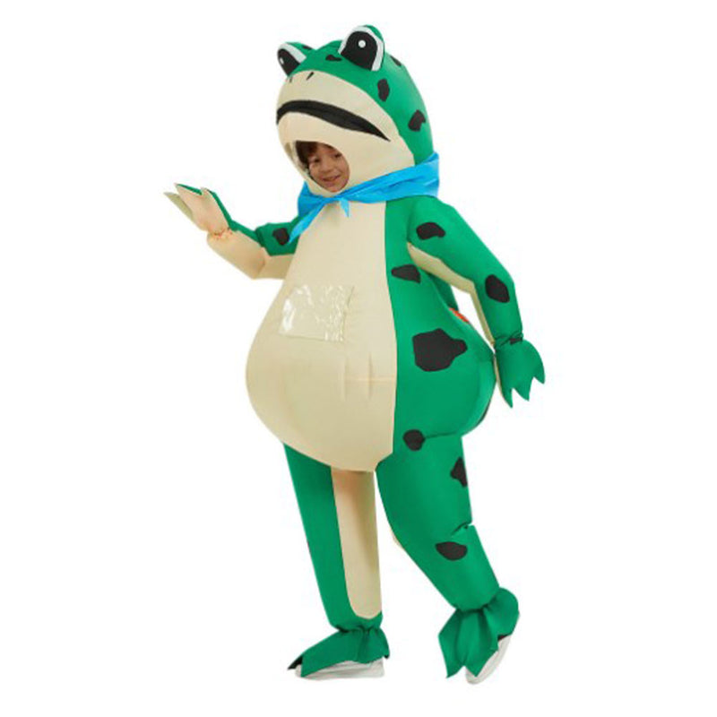 kid  Frog Inflatable Costume Full Body Blow Up Costumes Fancy Dress for Halloween Cosplay Party Suit