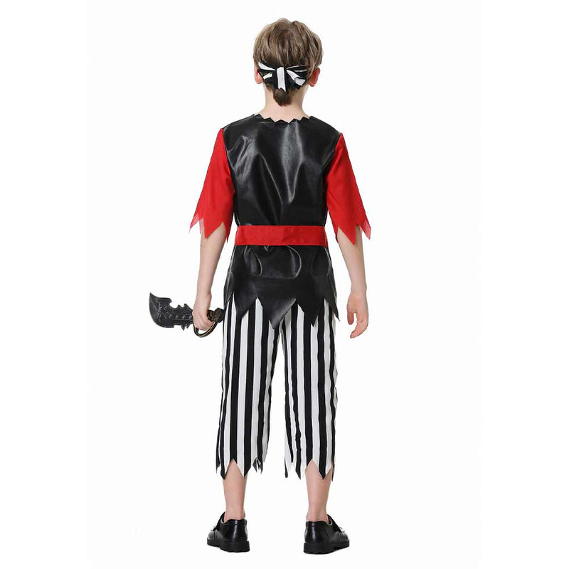 Kids  pirate Cosplay Costume Outfits Halloween Carnival Suit