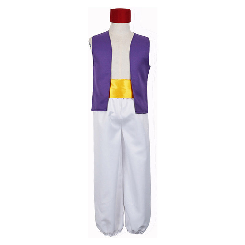 Kids Children Aladdin Prince Cosplay Costume Outfits Halloween Carnival Party Suit