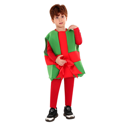 VeeGet Kids Children Christmas Gift Cosplay Costume Overclothes Christmas Carnival Suit