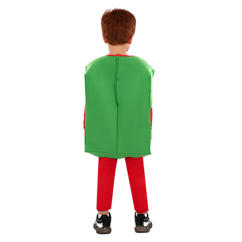 VeeGet Kids Children Christmas Gift Cosplay Costume Overclothes Christmas Carnival Suit BoysKidsCostume