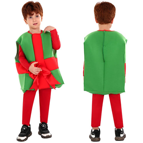 VeeGet Kids Children Christmas Gift Cosplay Costume Overclothes Christmas Carnival Suit BoysKidsCostume