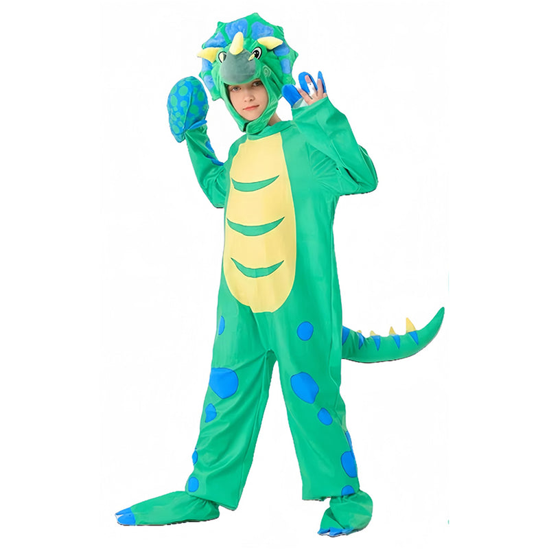 Kids Children dinosaur Stage Performance Cosplay Costume Outfits Halloween Carnival Suit