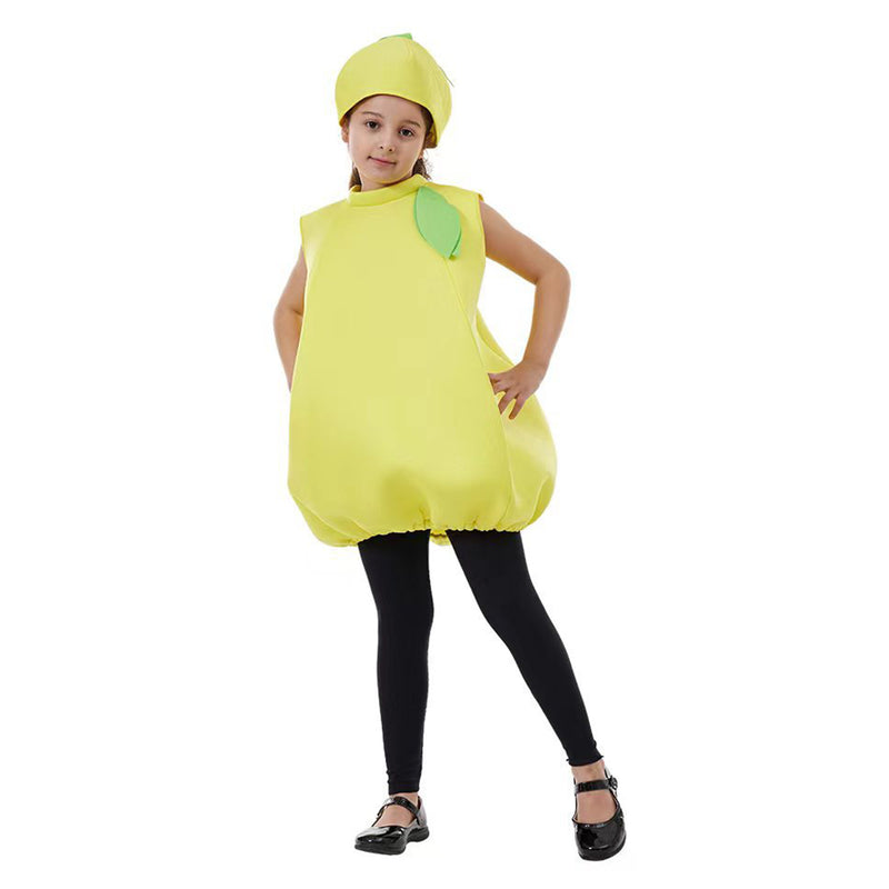 Kids Children Fruits Cosplay Costume Outfits Halloween Carnival Suit