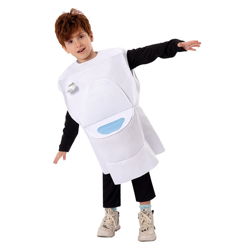 VeeGet Kids Children Horror Game Toilet man Cosplay Costume Outfits Halloween Carnival Suit BoysKidsCostume