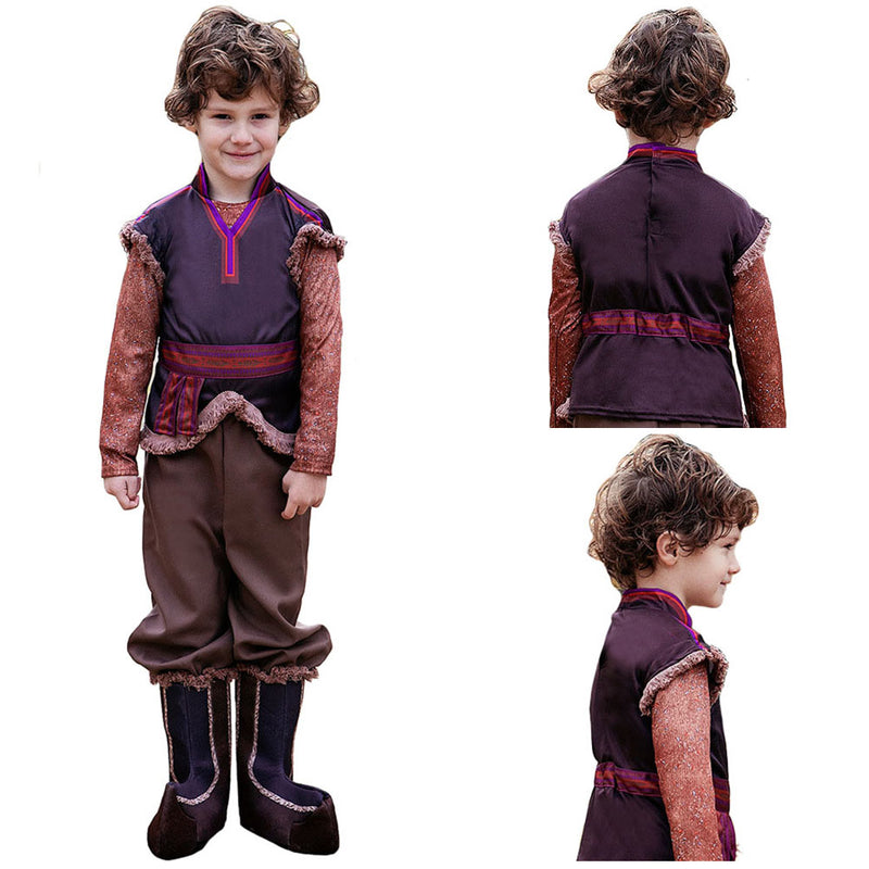 Kids Children Kristoff Cosplay Costume Outfits Halloween Carnival Party Disguise Suit