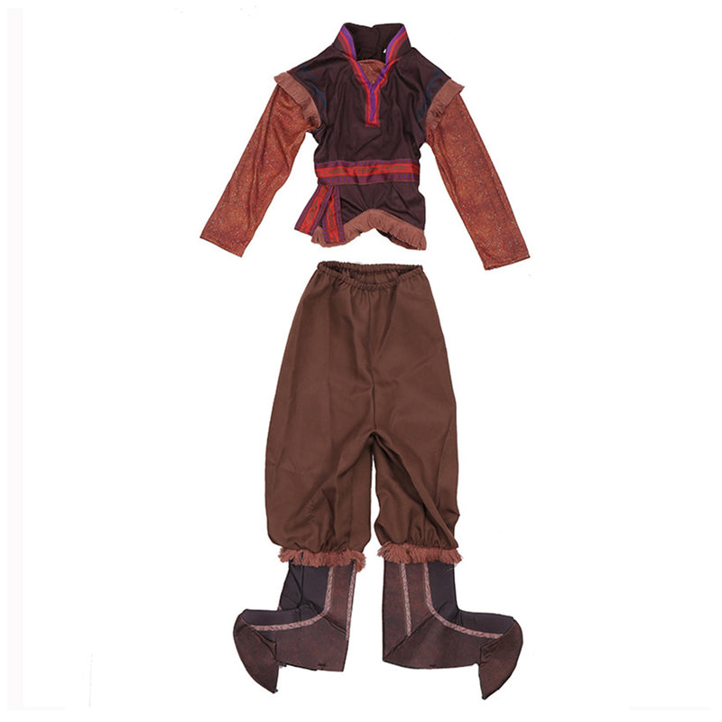 Kids Children Kristoff Cosplay Costume Outfits Halloween Carnival Party Disguise Suit