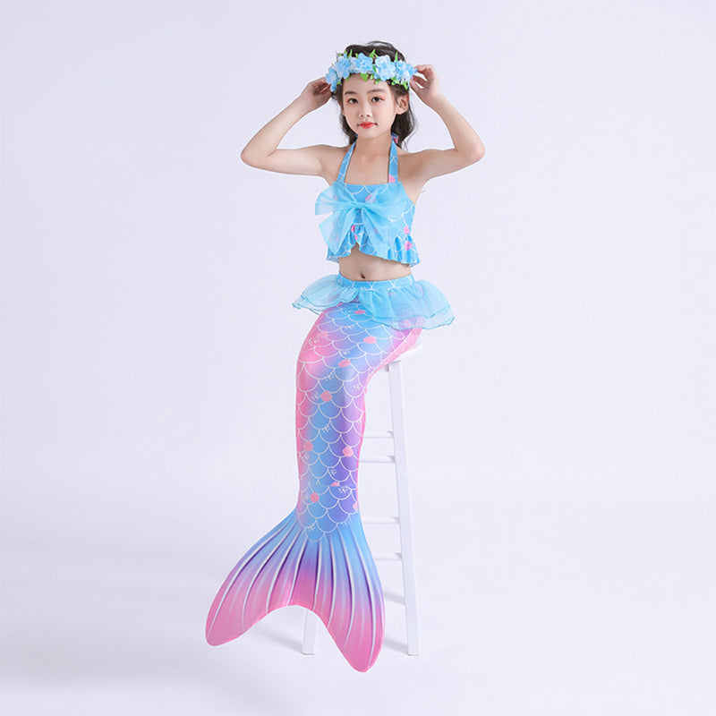 KIds Children Mermaid Cosplay Costume Dress Outfits Halloween Carnival Party Suit