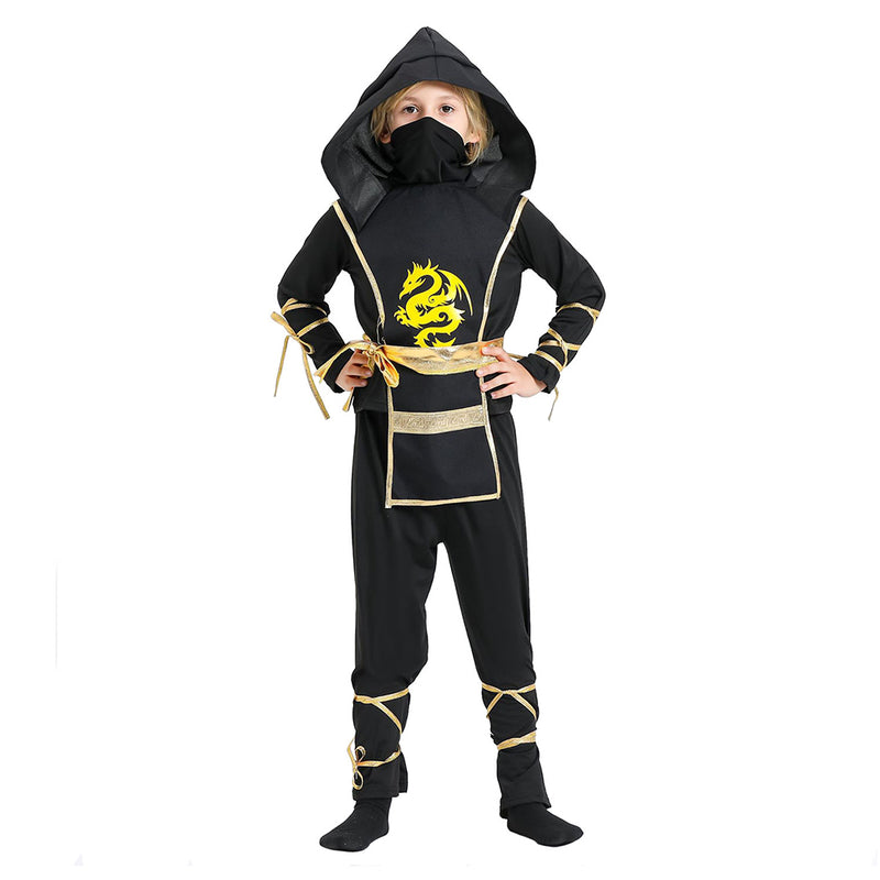 Kids Children Ninja  Cosplay Costume Outfits Halloween Carnival Party Disguise Suit